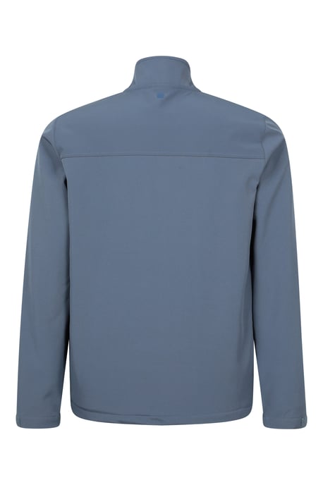 'Grasmere' Men's Softshell Jacket Water Resistant Everyday Activewear Blue - Image 3