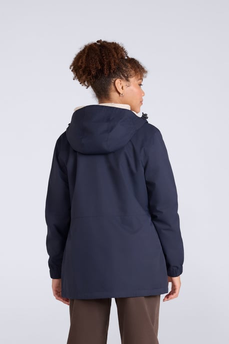 'Pace' Women's Waterproof Jacket Breathable Packable Coat Dark Blue - Image 4