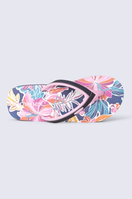 'Swish' Women's Flip Flops with Soft Padded Upper Straps Slip-on Beach Sandals Purple - Image 2
