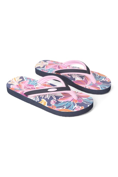 'Swish' Women's Flip Flops with Soft Padded Upper Straps Slip-on Beach Sandals Purple - Image 6