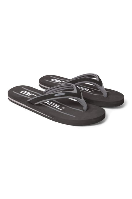 'Jekyl' Men's Flip Flops Lightweight Slip-on Sandals with Soft Padded Upper Straps Grey - Image 6