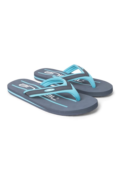 'Jekyl' Men's Flip Flops Lightweight Slip-on Sandals with Soft Padded Upper Straps Light Blue - Image 5