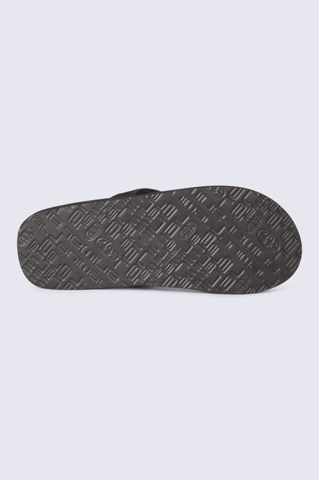 'Jekyl' Men's Flip Flops with Soft Padded Upper straps Slip-on Beach Sandals Outdoors Dark Green - Image 3