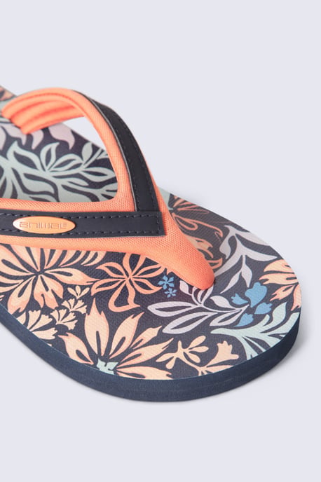 'Swish' Kids Flip Flops Slip On Lightweight Comfortable Walking Beach Slippers Coral - Image 5