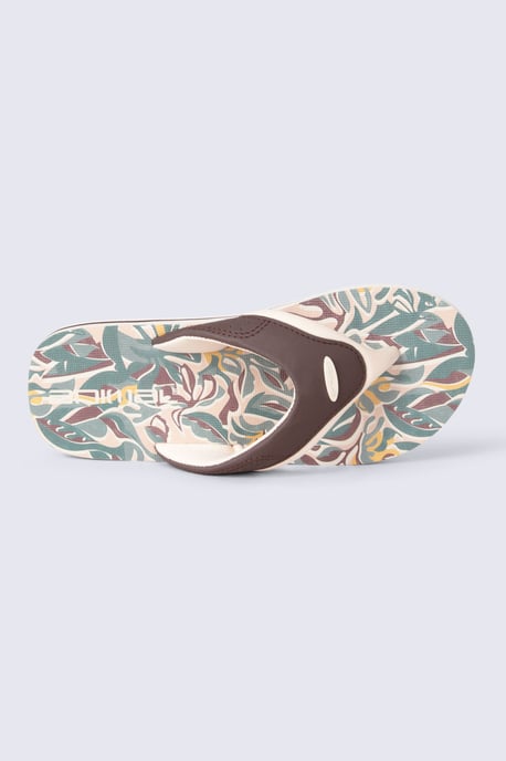 'Jekyl' Kids Flip Flops Slip On Lightweight Comfortable Walking Beach Slippers Olive - Image 2