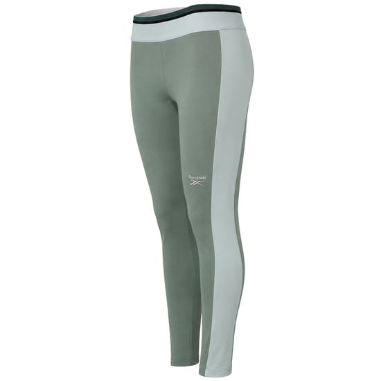 Reebok CL AE Womens Green Leggings - Image 2
