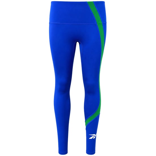 Reebok WOR Big Logo Womens Blue Leggings - Image 1