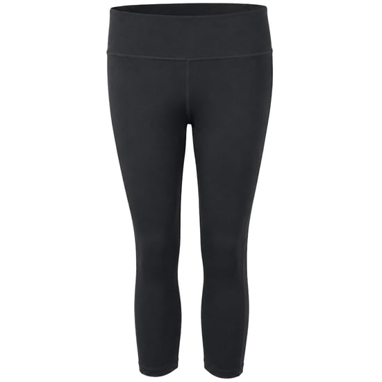 Reebok WOR Mesh Womens Black Capri Leggings - Image 1