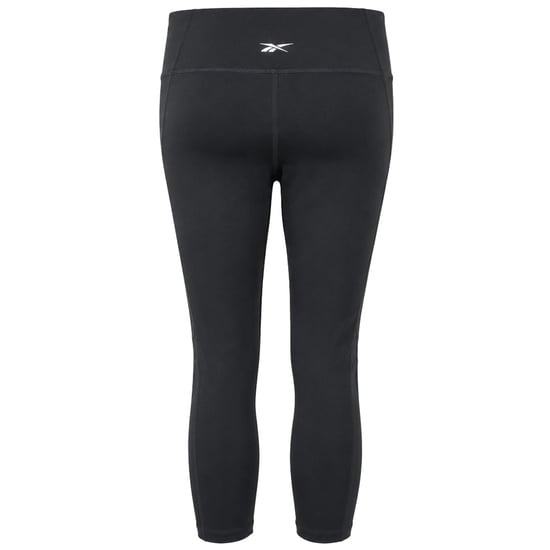 Reebok WOR Mesh Womens Black Capri Leggings - Image 2