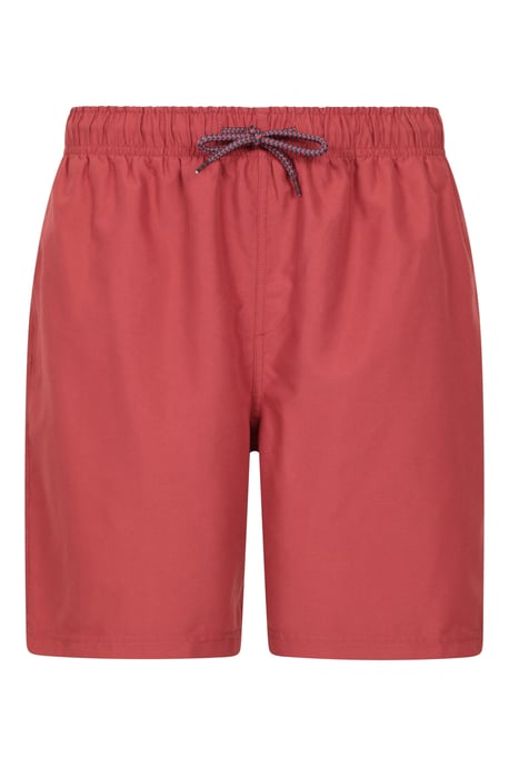 'Aruba' Men's Swim Shorts Quick Dry Drawcord Fastening Summer Holiday Swimwear Rust - Image 6