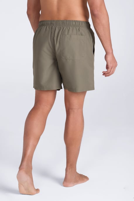 'Aruba' Men's Swim Shorts Quick Dry Drawcord Fastening Summer Holiday Swimwear Olive - Image 3