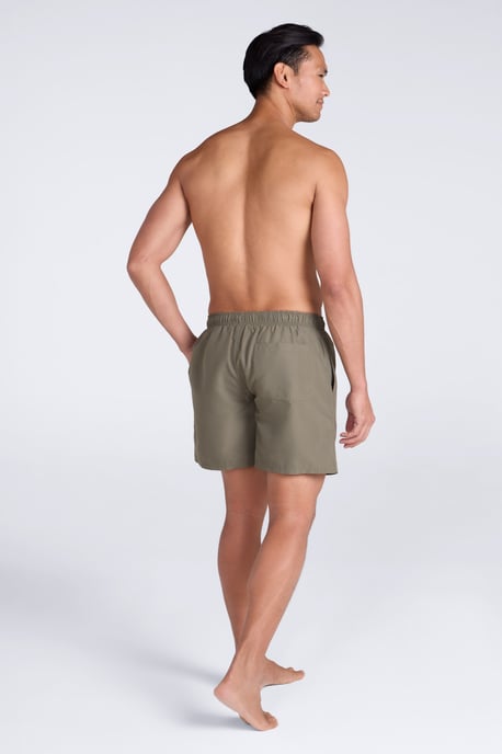 'Aruba' Men's Swim Shorts Quick Dry Drawcord Fastening Summer Holiday Swimwear Olive - Image 4