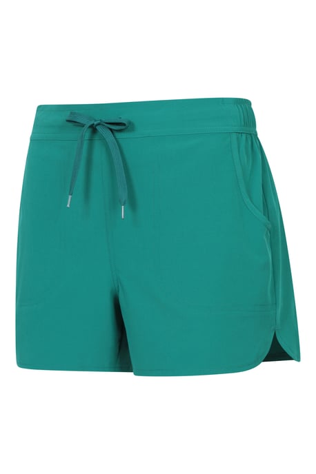 Women's Boardshorts UV Protection Quick Dry Summer Swimming Trunks Teal - Image 2