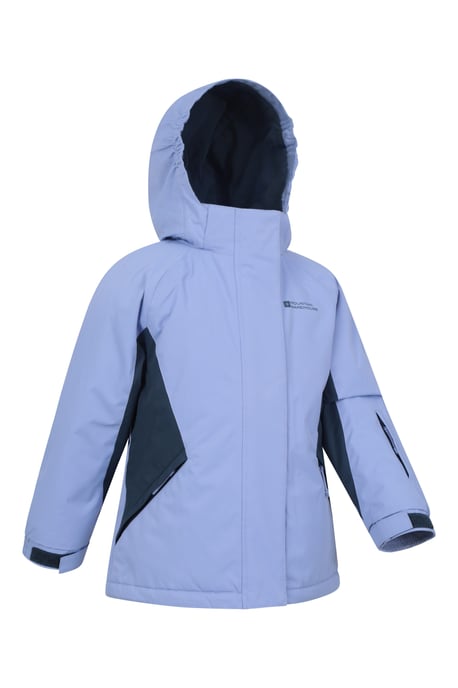 Kids Ski Jacket & Trousers Set Snowproof Fleece Lined Warm Outdoor Ski Outfit Lilac - Image 4