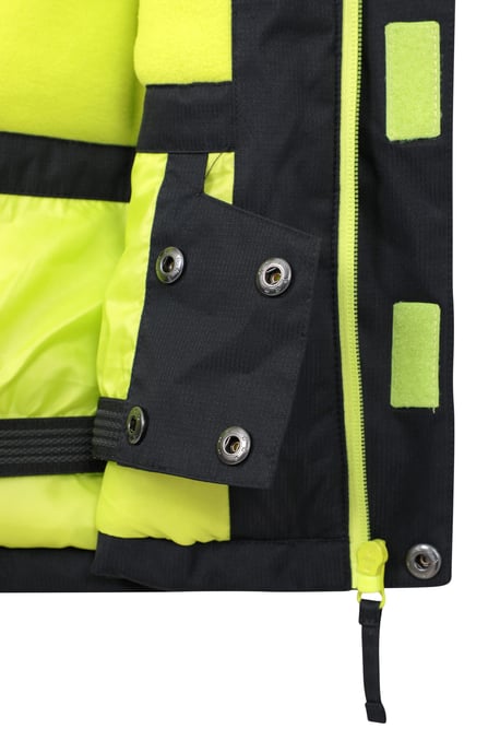 Kids Ski Jacket & Trousers Set Snowproof Fleece Lined Warm Outdoor Ski Outfit Black - Image 6