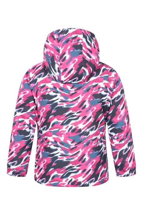 Kids Ski Jacket and Trousers Set Snowproof Fleece Lined Warm Outdoor Ski Outfit Black - Image 4