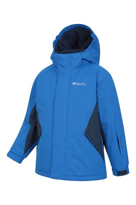 Kids Ski Jacket & Trousers Set Snowproof Fleece Lined Warm Outdoor Ski Outfit Blue - Image 5