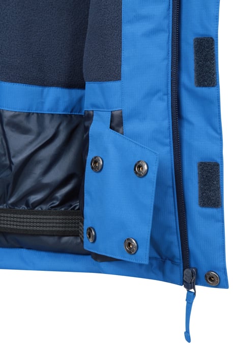Kids Ski Jacket & Trousers Set Snowproof Fleece Lined Warm Outdoor Ski Outfit Blue - Image 6