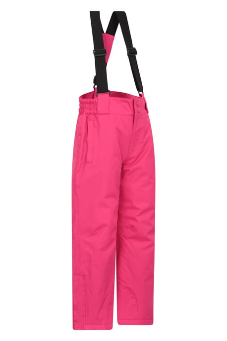Kids Ski Jacket & Trousers Set Snowproof Fleece Lined Warm Outdoor Ski Outfit Pink - Image 5