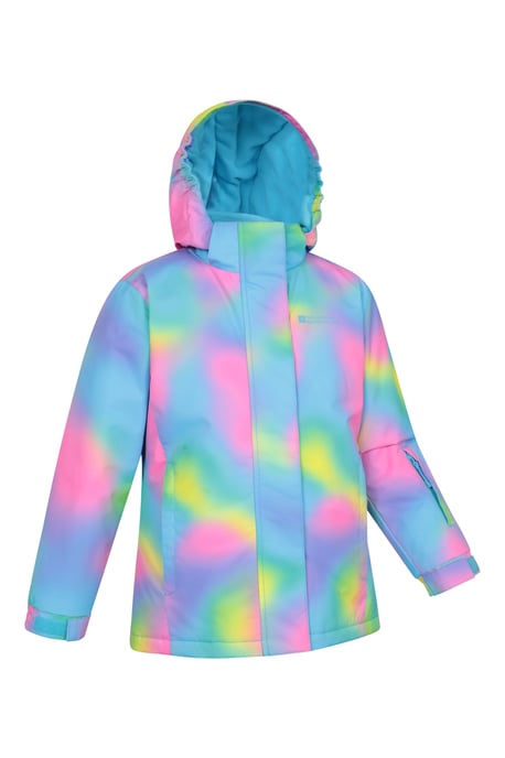 Kids Ski Jacket and Trousers Set Snowproof Fleece Lined Warm Outdoor Ski Outfit Pink - Image 2