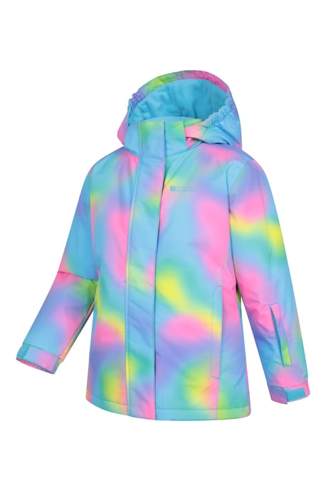 Kids Ski Jacket and Trousers Set Snowproof Fleece Lined Warm Outdoor Ski Outfit Pink - Image 4