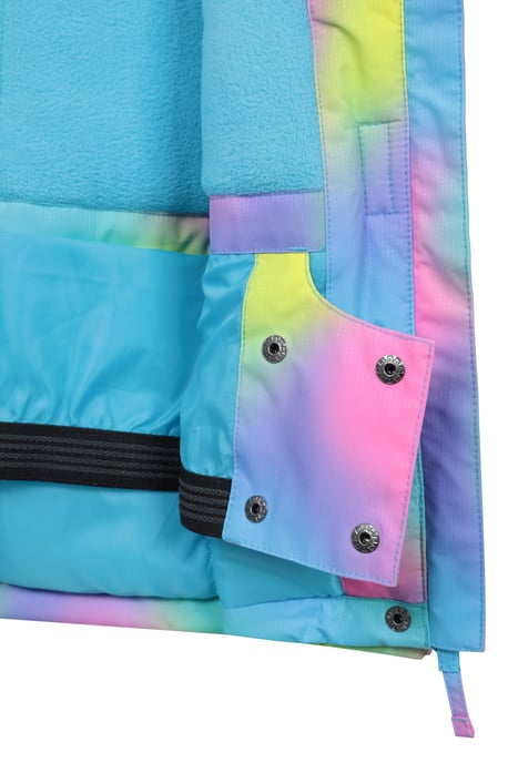 Kids Ski Jacket and Trousers Set Snowproof Fleece Lined Warm Outdoor Ski Outfit Pink - Image 6