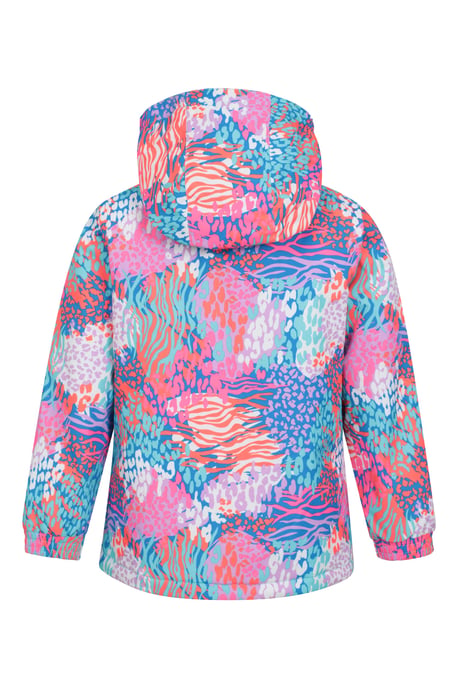 Kids Ski Jacket and Trousers Set Snowproof Fleece Lined Warm Outdoor Ski Outfit Pink - Image 4