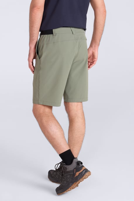 'Wander' Men's Packaway Shorts Quick Drying UV50 Protection Travel Short Pants Olive - Image 3