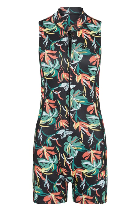 Women's Shorty Wetsuit with Pull Zip Fastening Neoprene Swimwear Multicolour - Image 6