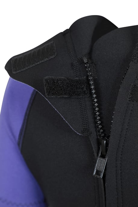 Kids Shorty Wetsuit Neoprene Fabric Flat Seams Surf Diving Swimwear Lilac - Image 4