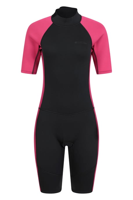 Women's Shorty Wetsuit with Easy Glide Zip Fastening Swimwear Black - Image 5
