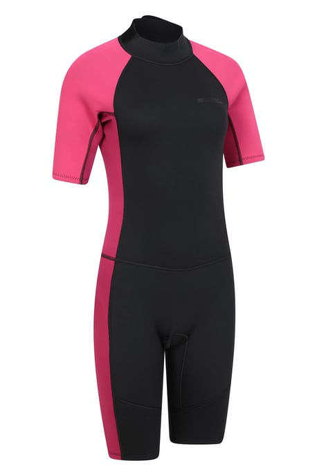 Women's Shorty Wetsuit with Easy Glide Zip Fastening Swimwear Black - Image 6