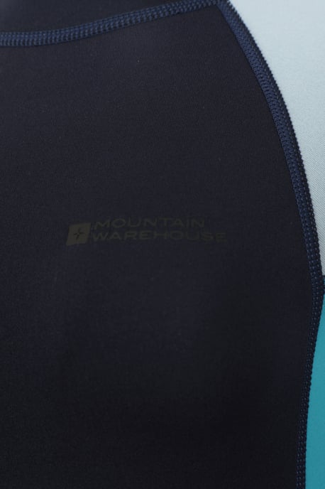 Women's Shorty Wetsuit with Easy Glide Zip Fastening Swimwear Navy - Image 6