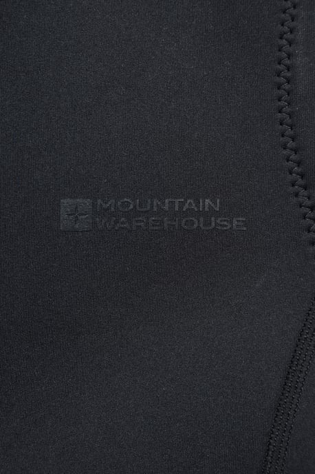 Women's Shorty Wetsuit with Pull Zip Fastening Neoprene Swimwear Black - Image 6