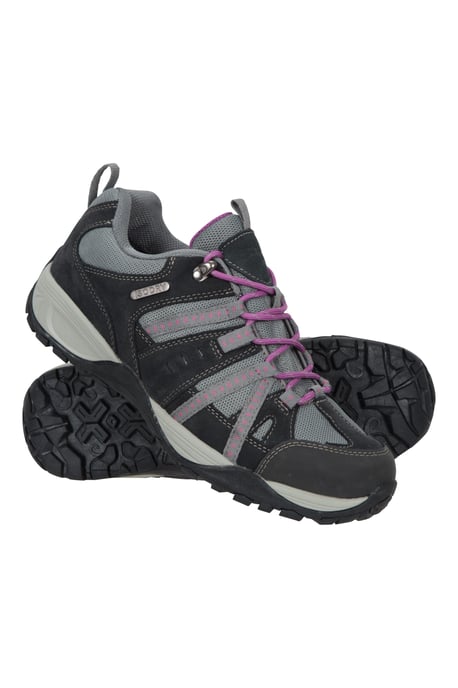 'Direction II' Women's Walking Shoes with Rubber Outsole Waterproof Cosy Sneaker Grey - Image 3