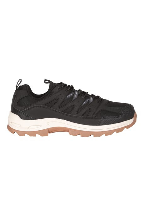 'Highline II' Mens Walking Shoes Breathable EVA Cushioned Suede Mesh Upper Black - Image 2