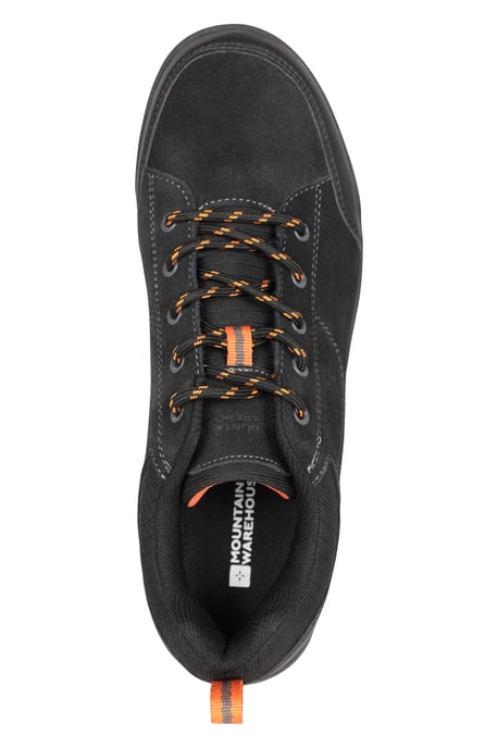 'Phantom II' Men's Shoes Casual Stylish Comfortable Breathable Lace Up Trainers Charcoal - Image 5