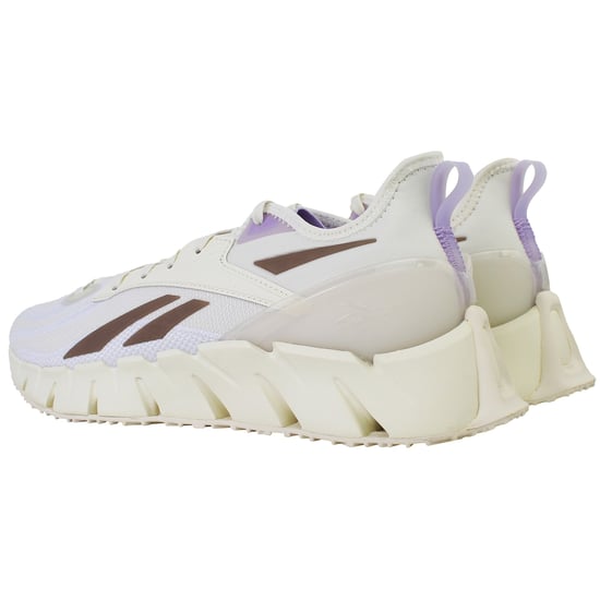 Reebok Zig Kinetica 3 Womens White Running Shoes - Image 3