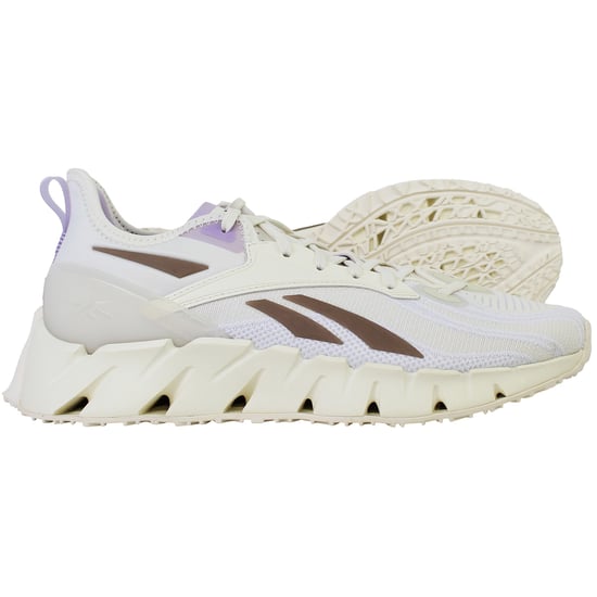 Reebok Zig Kinetica 3 Womens White Running Shoes - Image 4