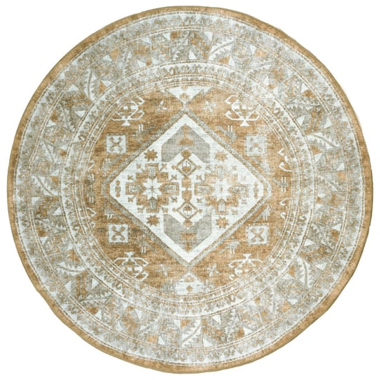 Veer Carpets Vloerkleed laria brown 5 rond ø160 cm - Image 1
