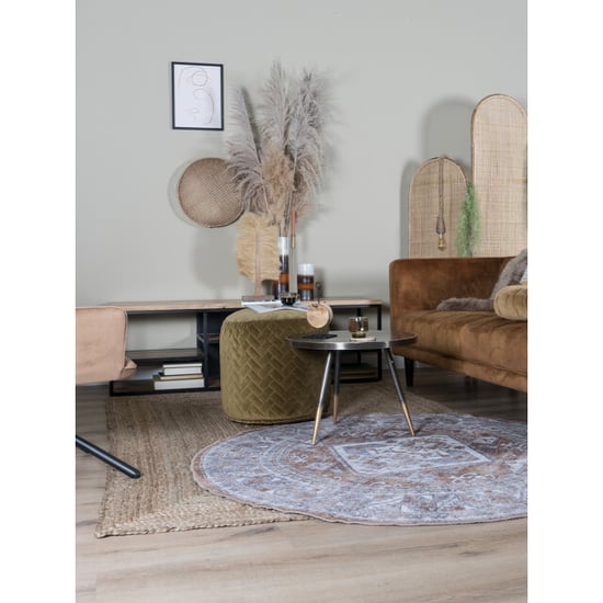 Veer Carpets Vloerkleed laria brown 5 rond ø160 cm - Image 2
