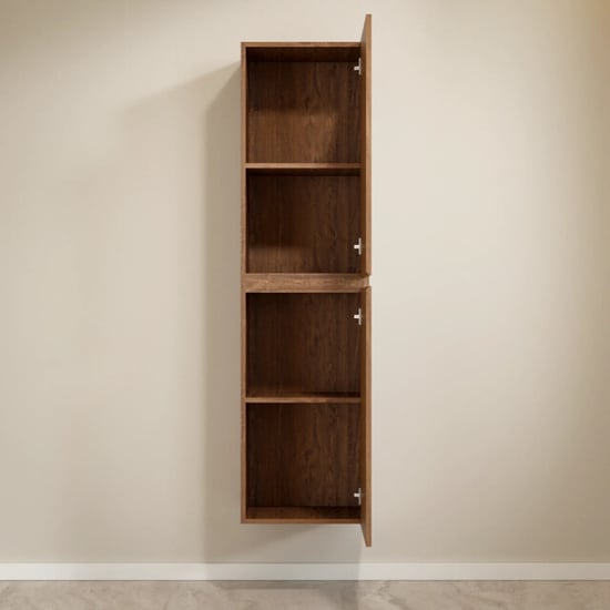 Mirlux Badkamermeubelset avello 80cm warm eiken wastafel wit - Image 4