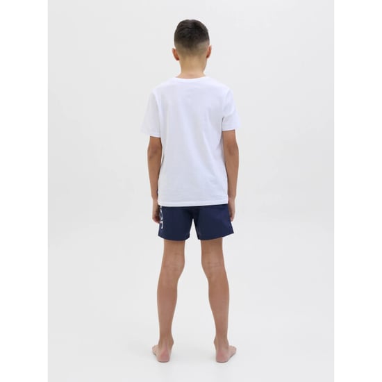 Jack & Jones Jongens zwemshort jpstmaui splicelogo effen donker - Image 4