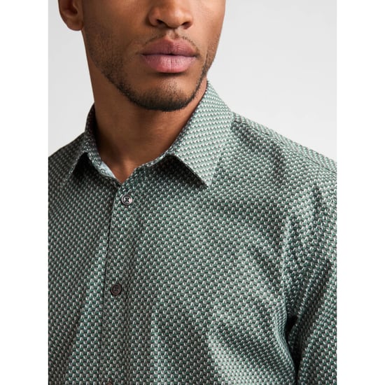 Petrol Industries Heren overhemd m-3060-sil401 6186 teal green - Image 2