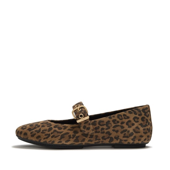 FitFlop Delicato suede leopard mary janes - Image 4