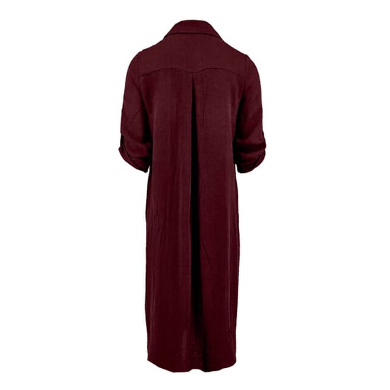 FOS Amsterdam Fos 7771 jurk lina uni plum - Image 2