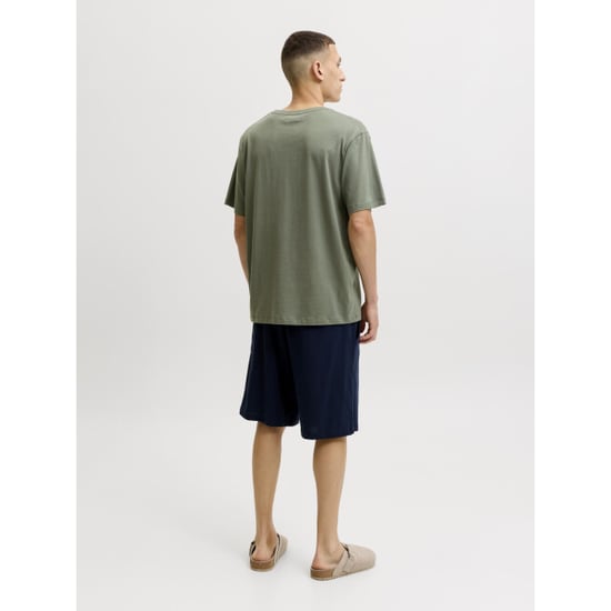 Jack & Jones Heren korte shortama pyjamaset jaceverest groen/donkerblauw - Image 2