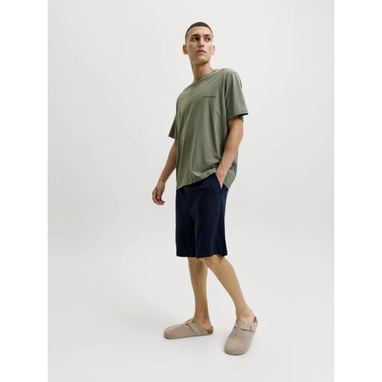Jack & Jones Heren korte shortama pyjamaset jaceverest groen/donkerblauw - Image 6