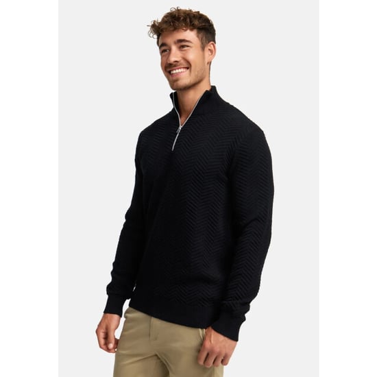 Kronstadt Ks2790 kscarlo half zip knit 999 black - Image 5