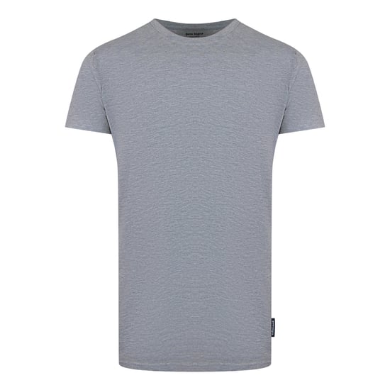 Short Sleeve Stretchy T-shirt in Silver - Image 1